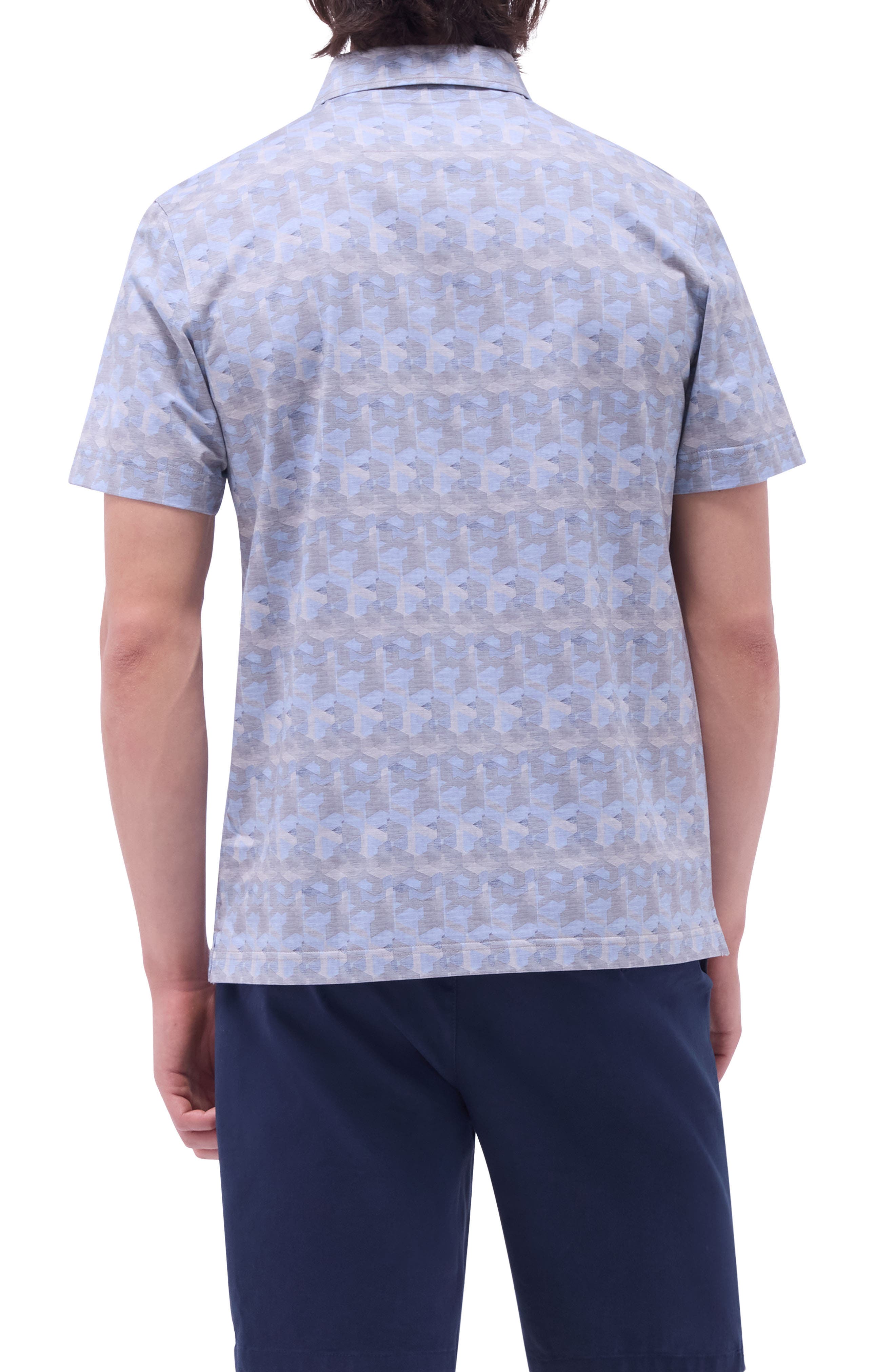 Vincent OoohCotton Geo Print Polo - image 2