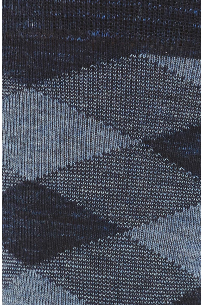 Twist Plaid Socks, Alternate, color, BLUE RAIN HEATHER