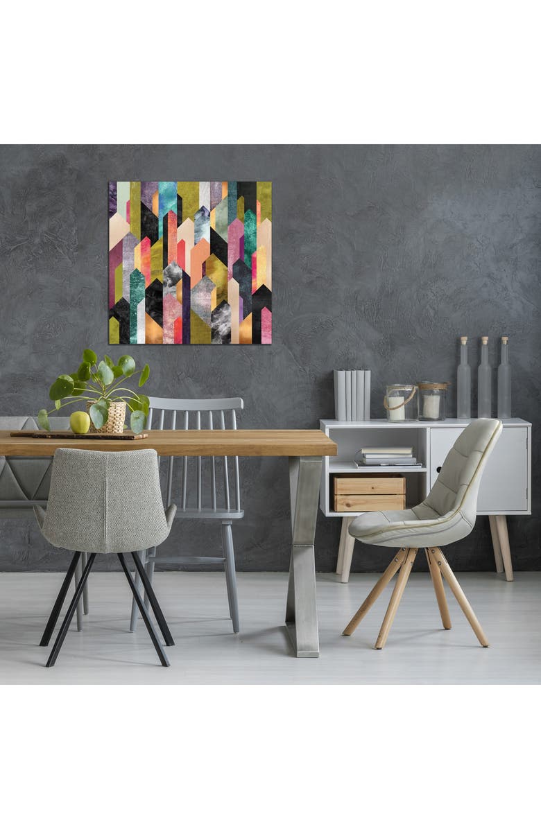 iCanvas Crysrallized by Elisabeth Fredriksson Canvas Wall Art, Alternate, color, Black