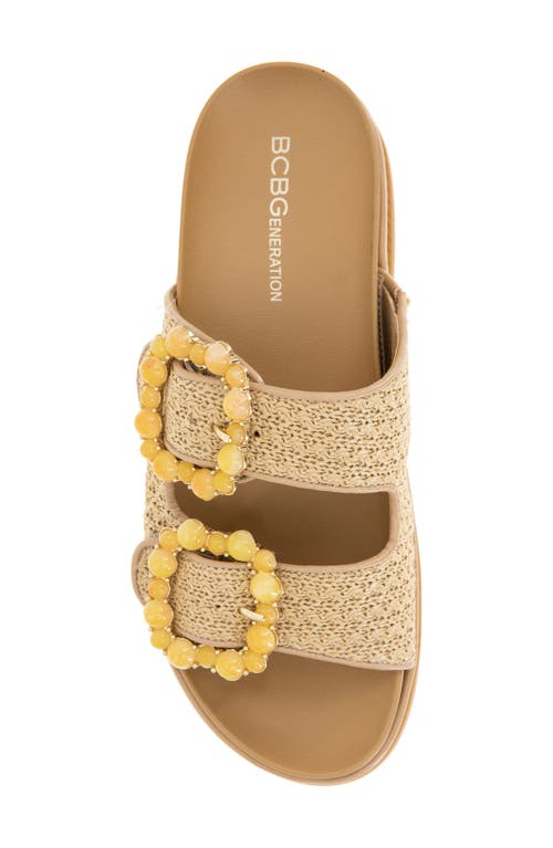Bcbgeneration Bexxi Slide Sandal In Natural