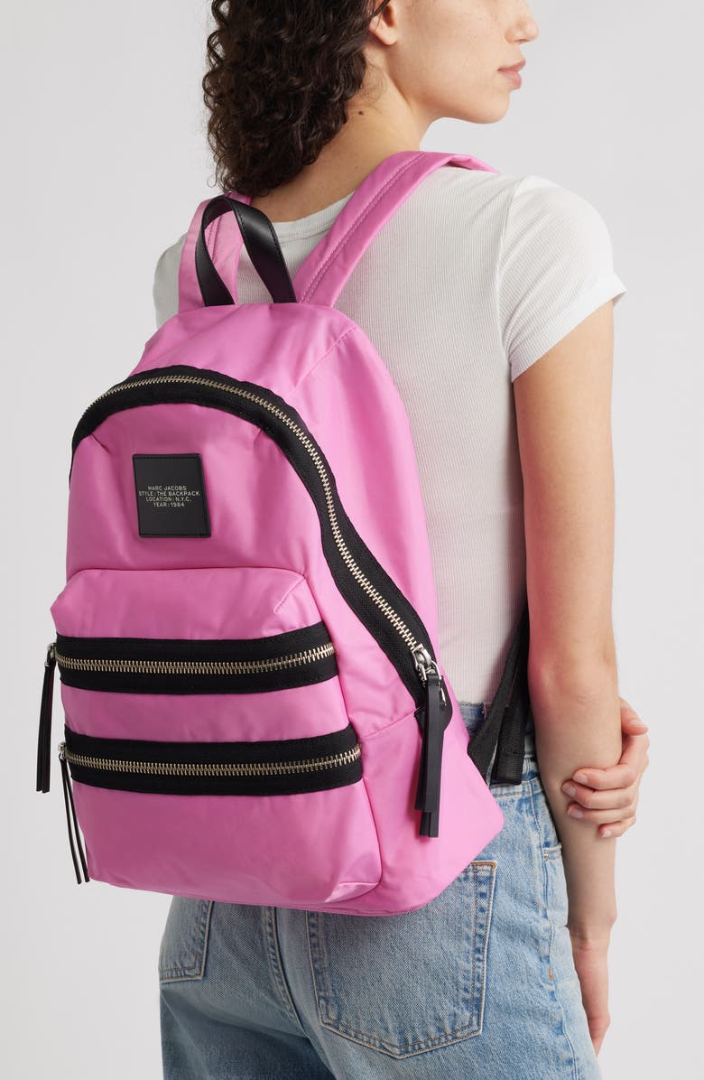 Marc Jacobs The Biker Nylon Large Backpack, Alternate, color,