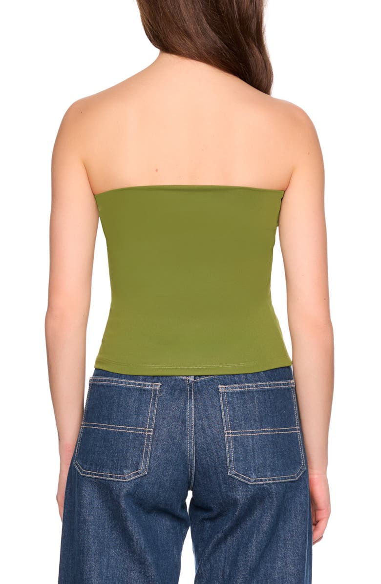 Susana Monaco Tube Top, Alternate, color, Pesto