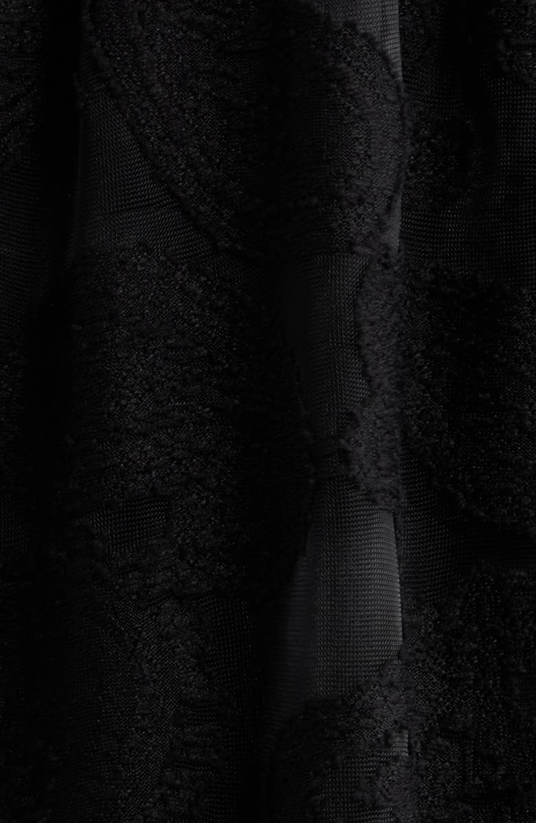 NIKKI LUND James Floral Lace Maxi Skirt, Alternate, color, Black