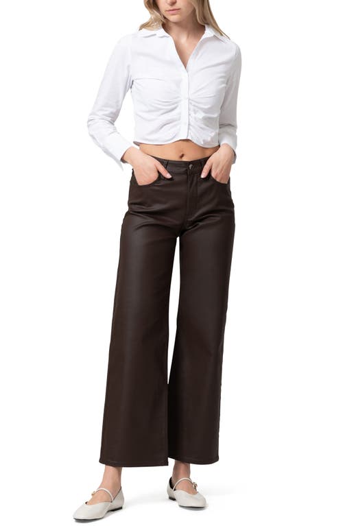 Mavi Jeans Alena Coated Wide Leg Jeans