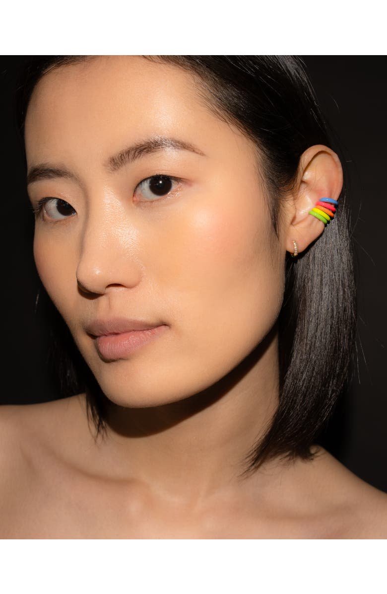 FRY POWERS The Neon Enamel Ear Cuff Set, Alternate, color, Neon Multi