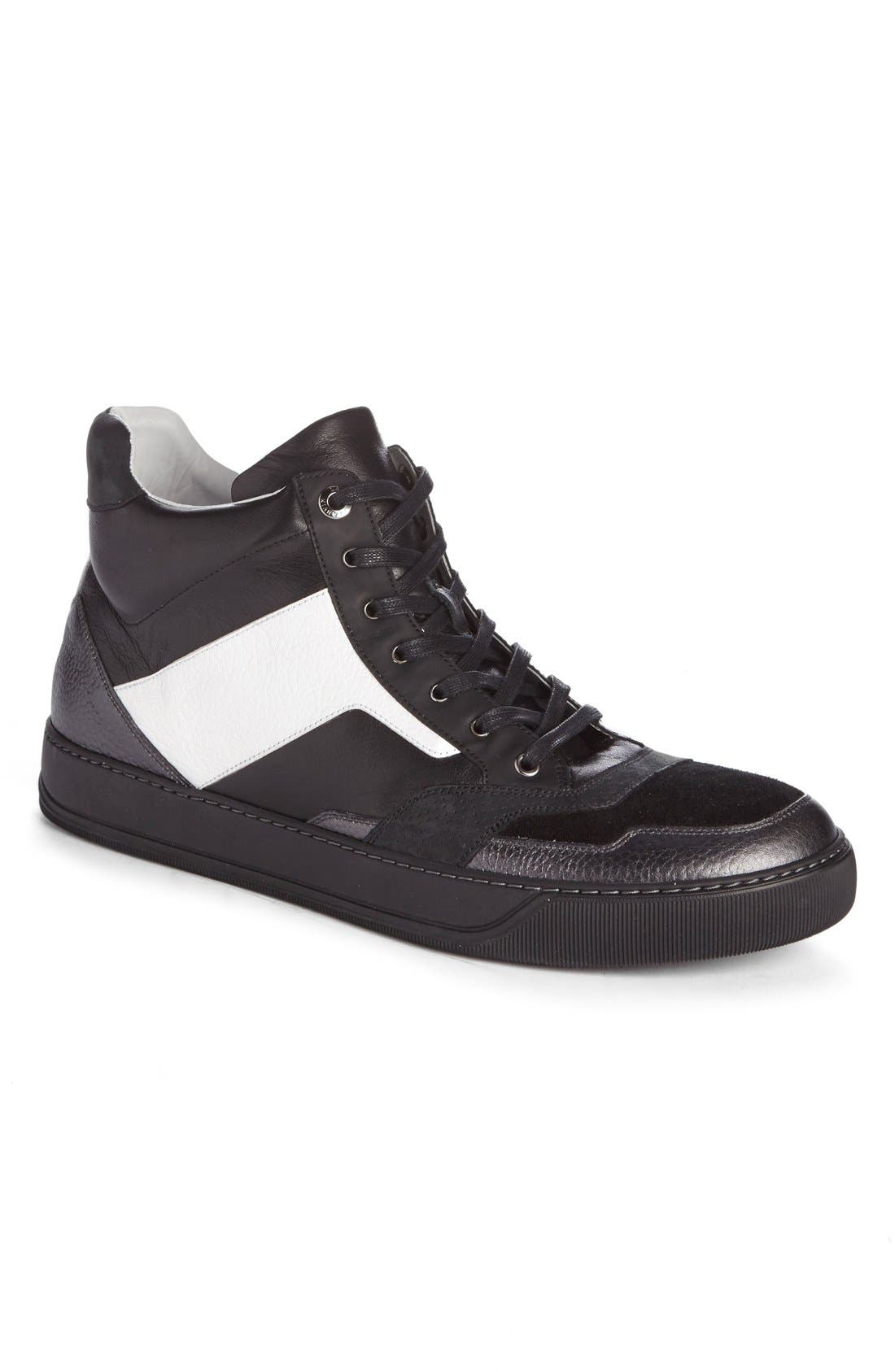 Lanvin Mid Top Sneaker, Main, color, 