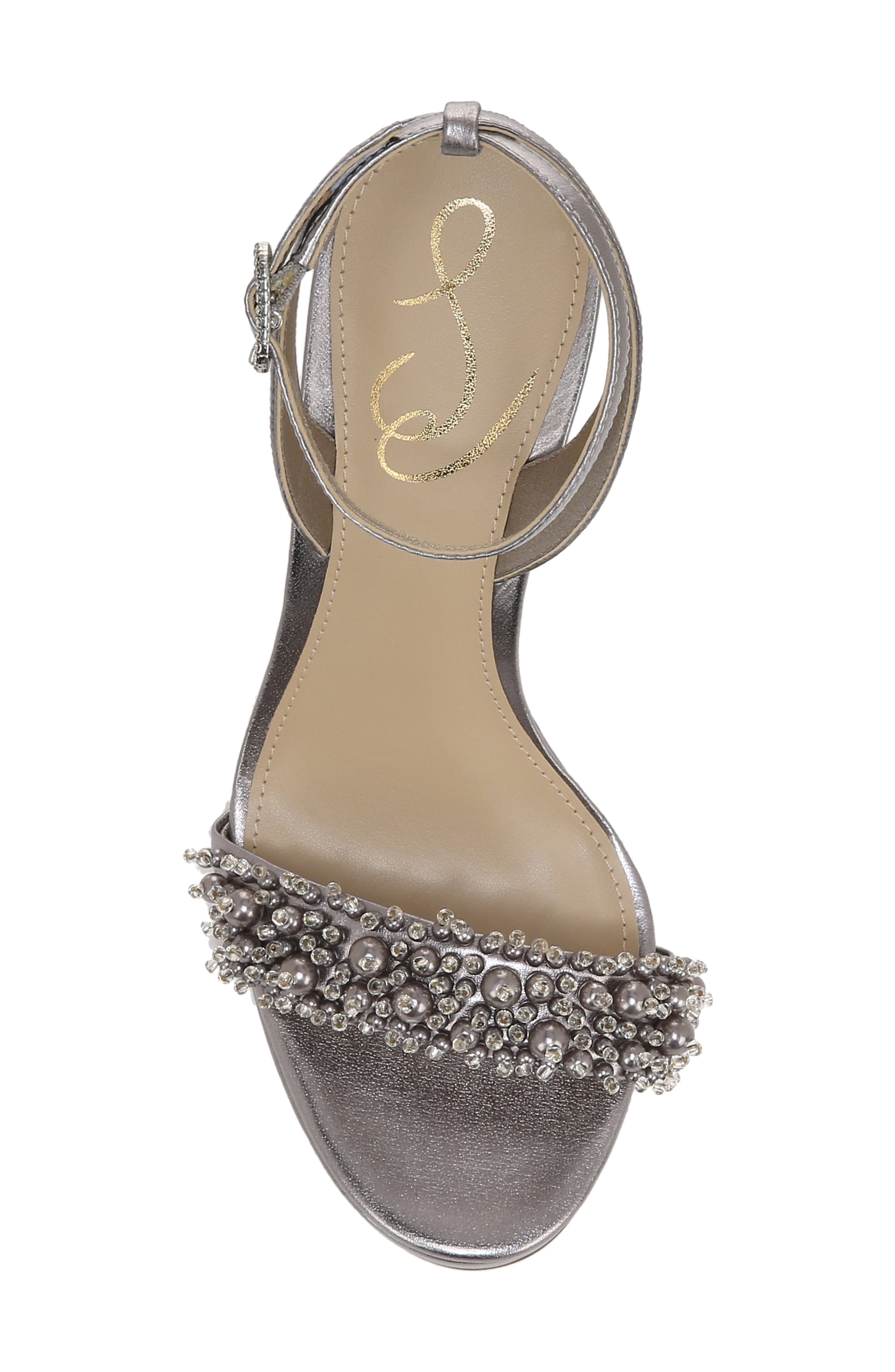 Sam Edelman Jade Rhinestone Ankle Strap Sandal, Alternate, color, 