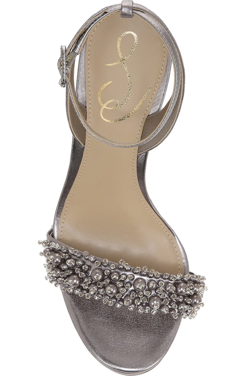 Sam Edelman Jade Rhinestone Ankle Strap Sandal, Alternate, color,