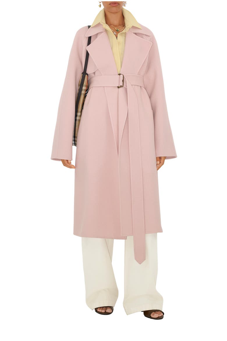 Cashmere Wrap Coat, Main, color, Bouquet pink