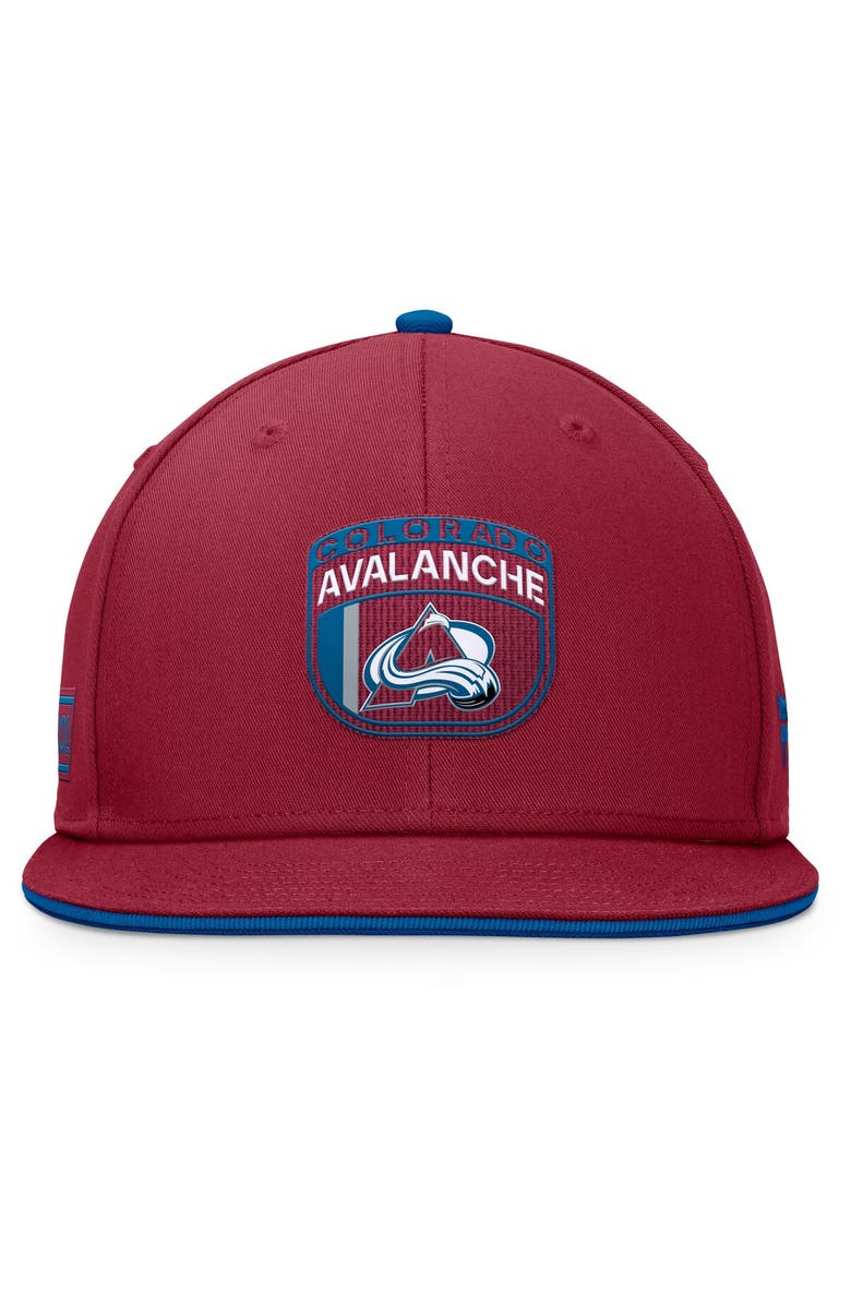 FANATICS Men's Fanatics Burgundy Colorado Avalanche 2024 NHL Draft Snapback Hat, Alternate, color, 