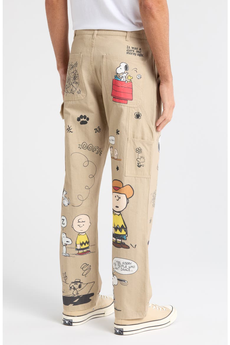 x Peanuts Senior Flat Front Pants (Men) | Nordstrom