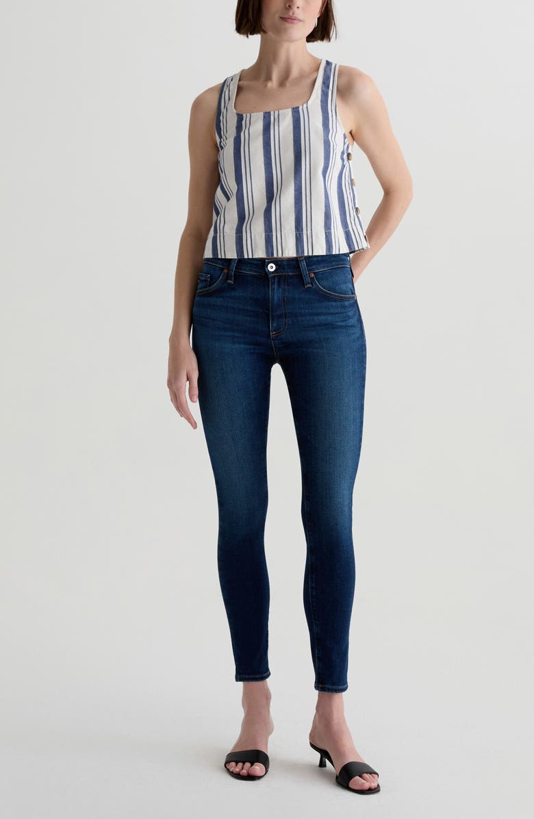 AG Farrah Ankle Skinny Jeans, Alternate, color, Chroma