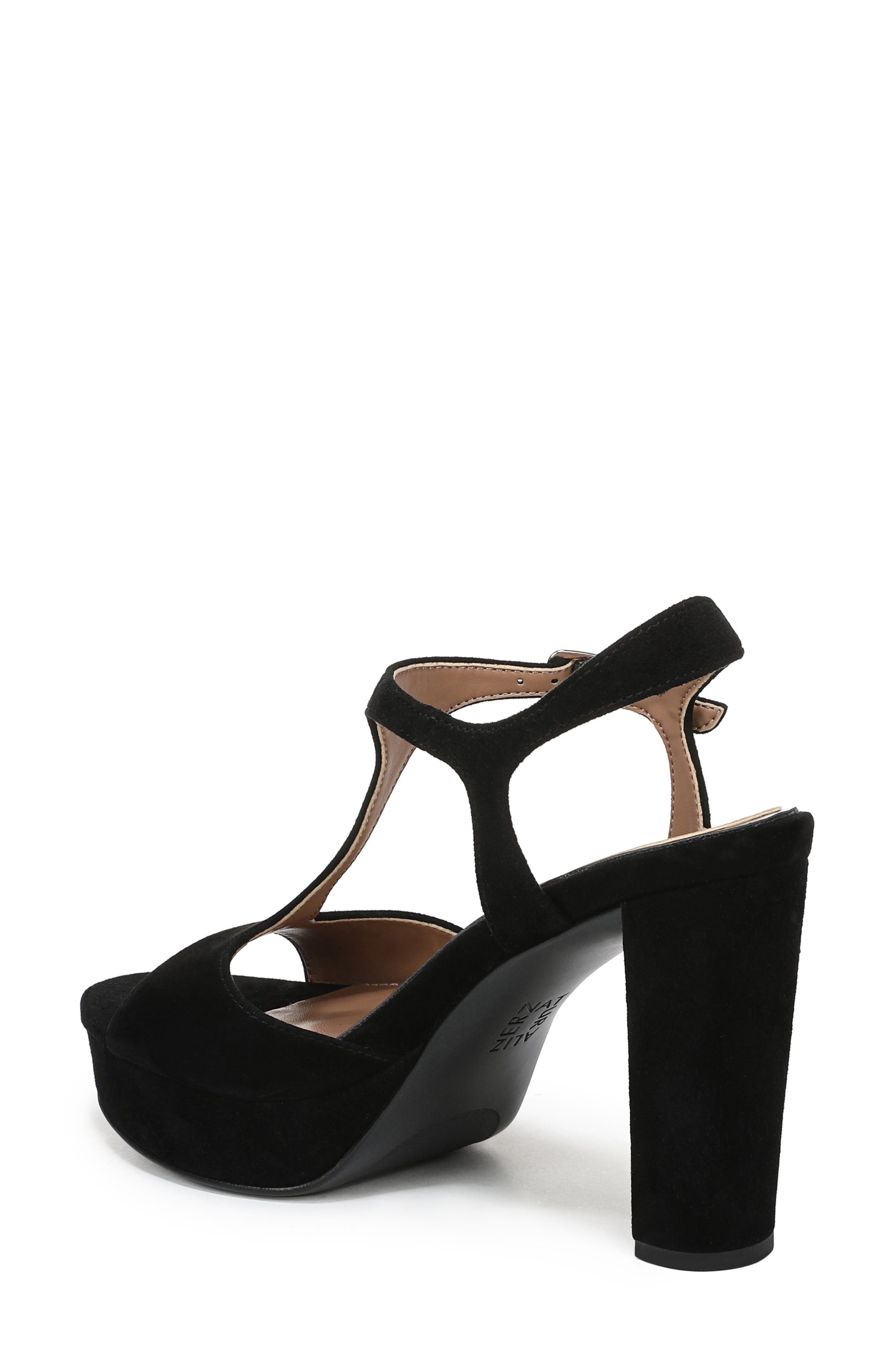 Naturalizer Miller Platform Sandal, Alternate, color, Black