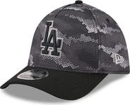 New Era Men's New Era Black Los Angeles Dodgers Camo 39THIRTY A-Frame Flex Hat