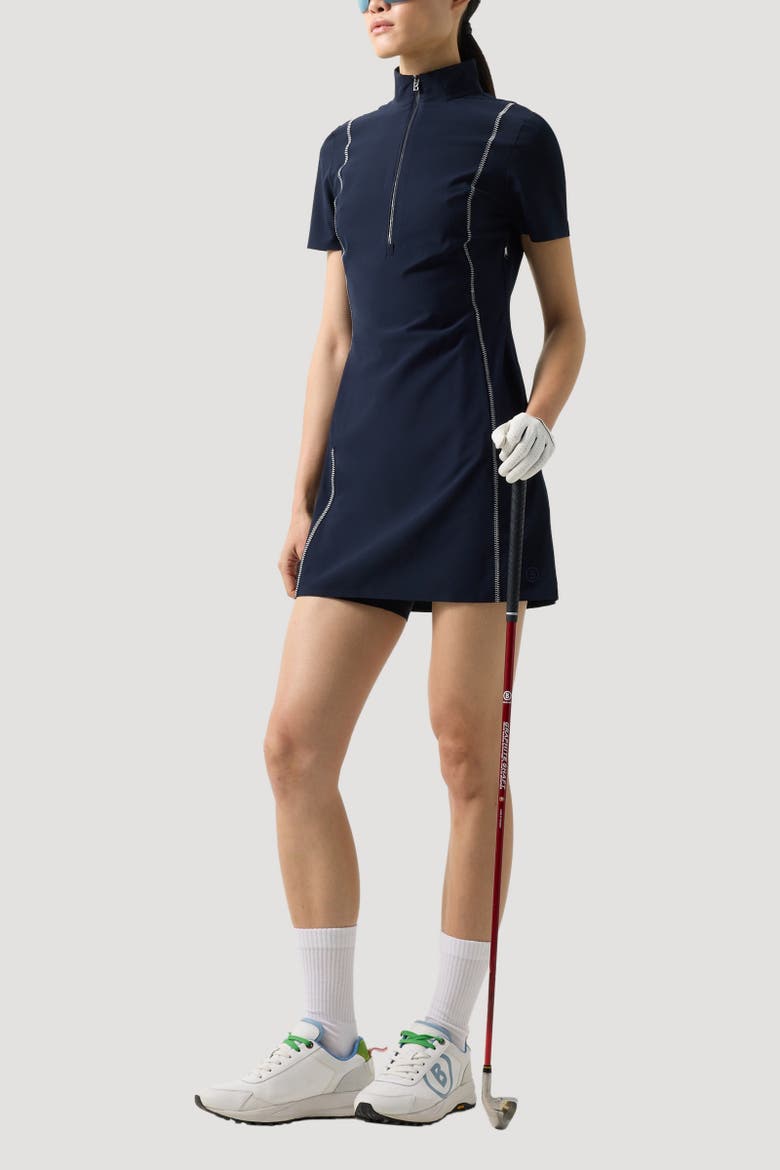 Leony Functional Dress, Alternate, color, Navy blue