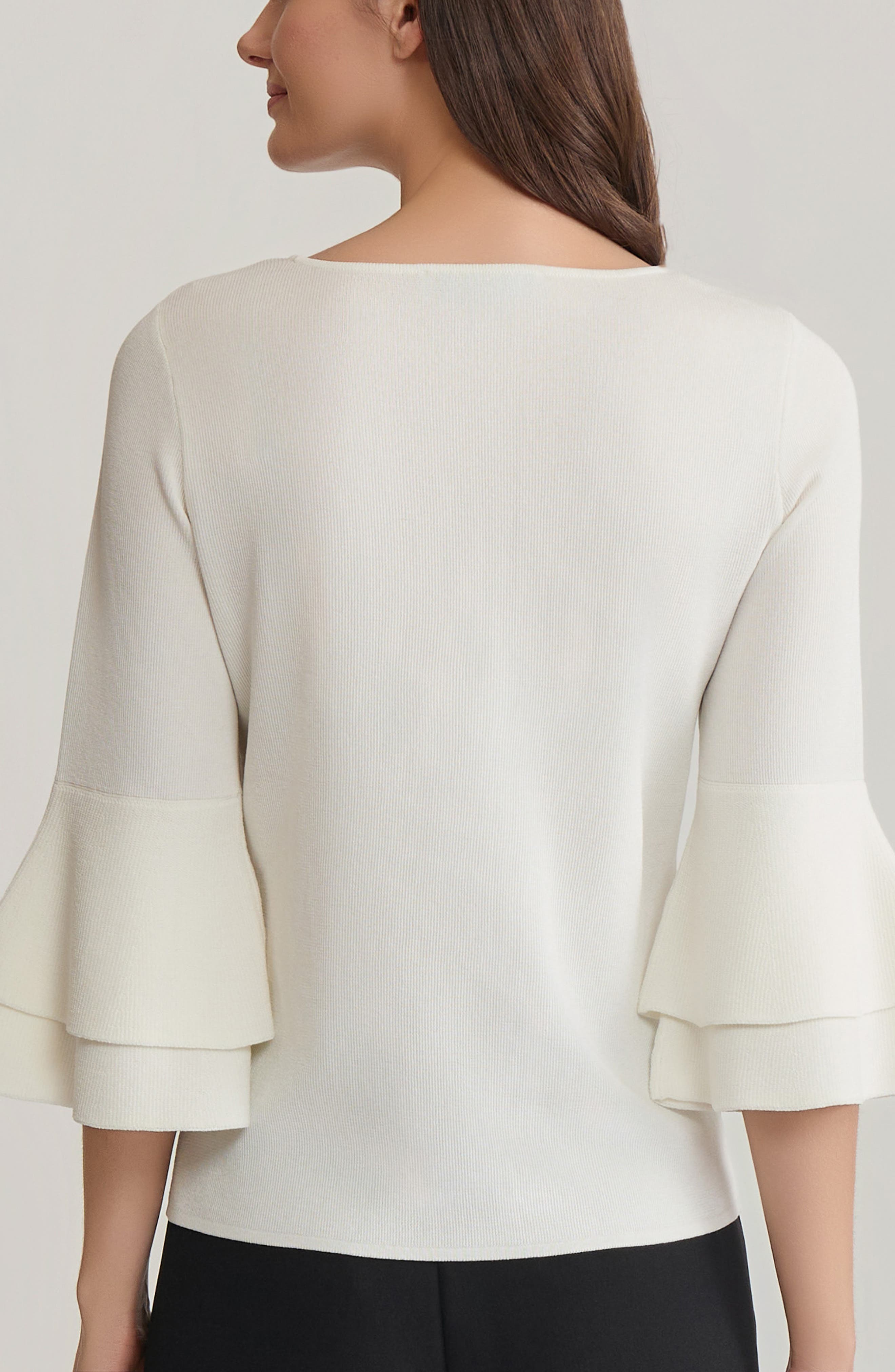 Double Flare Sleeve Sweater - image 4