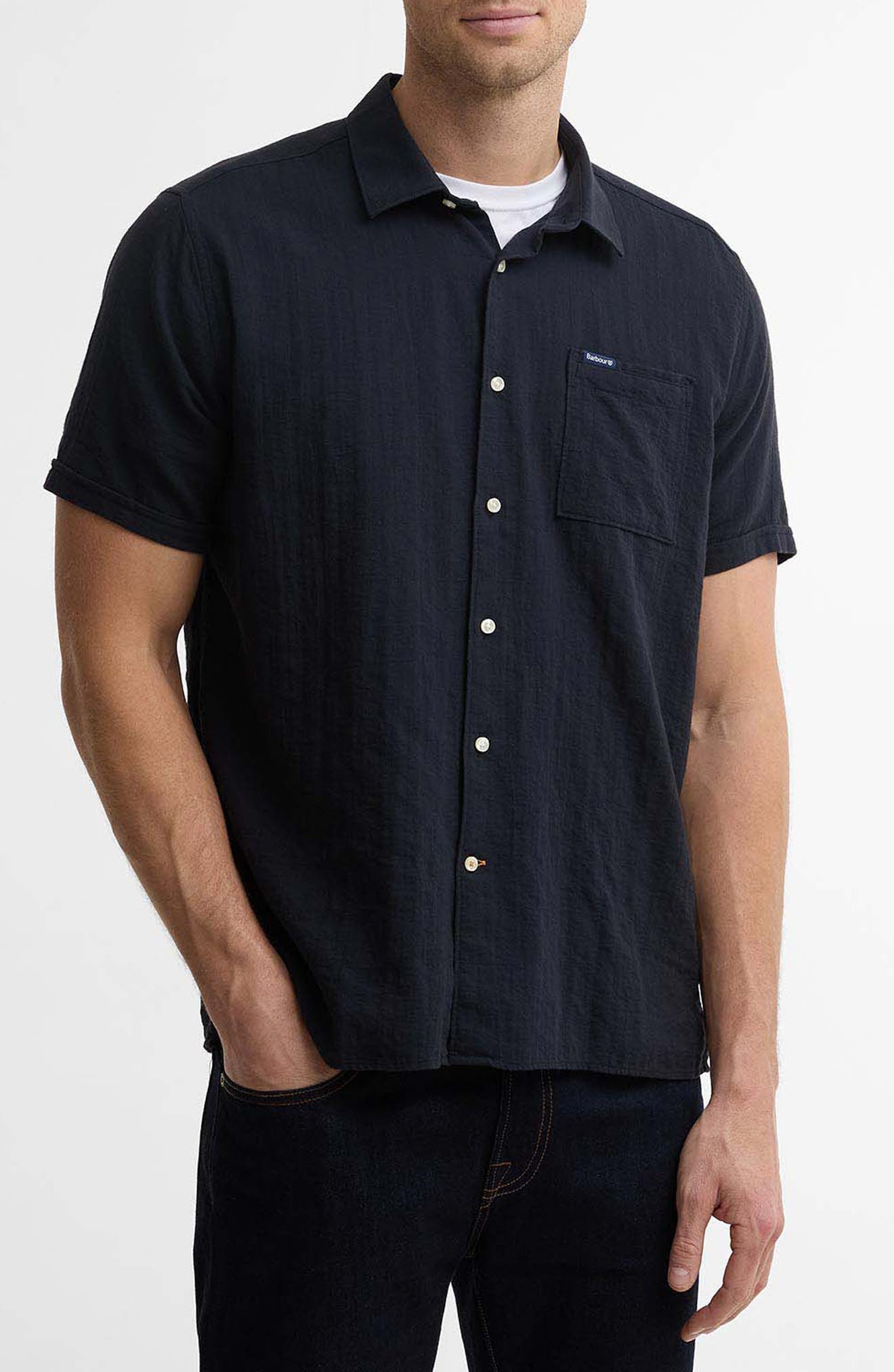 Kingswood Short Sleeve Cotton Ripstop Button-Up Shirt - image 3