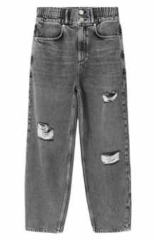 Daisy Ripped Tapered Jeans