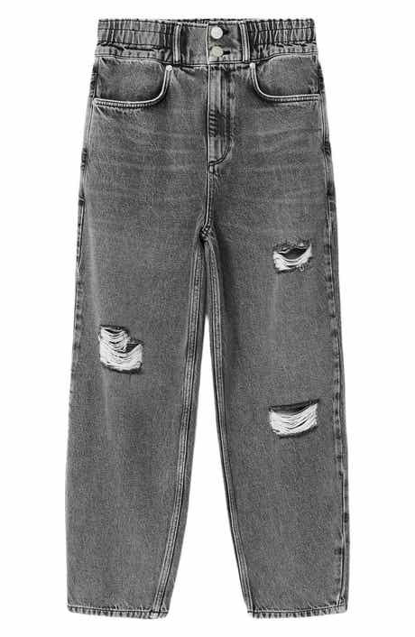 Daisy Ripped Tapered Jeans