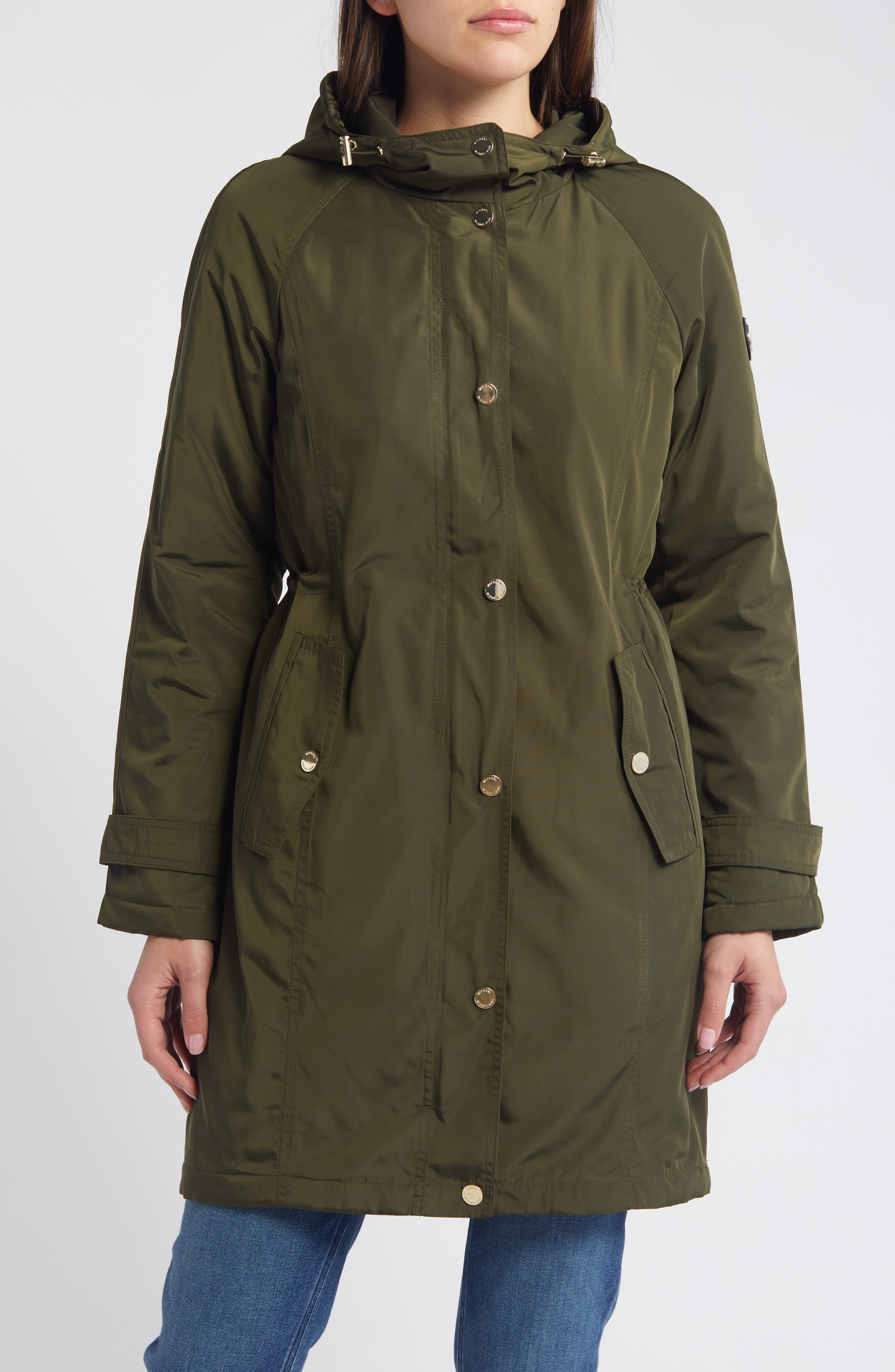 michael kors water resistant coat