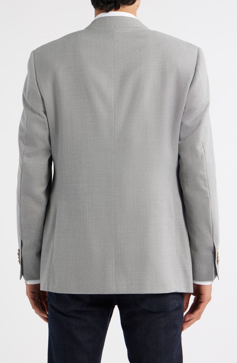 Canali Siena Regular Fit Impeccable Super 130s Wool Suit Jacket, Alternate, color, Light Grey