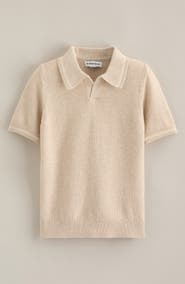 Nordstrom Kids' Texture Polo Sweater