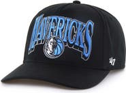 '47 Men's '47 Black Dallas Mavericks Every Time Past Champs Hitch Adjustable Hat