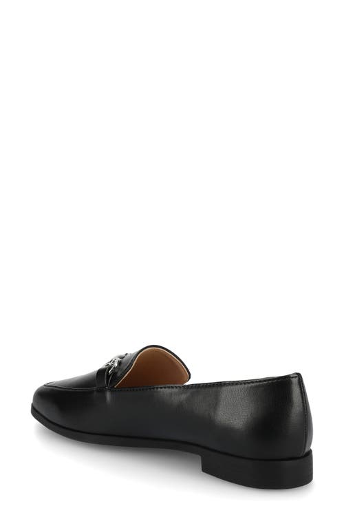 Journee Collection Women's Lacie Slide Op Tailored Loafers In Black