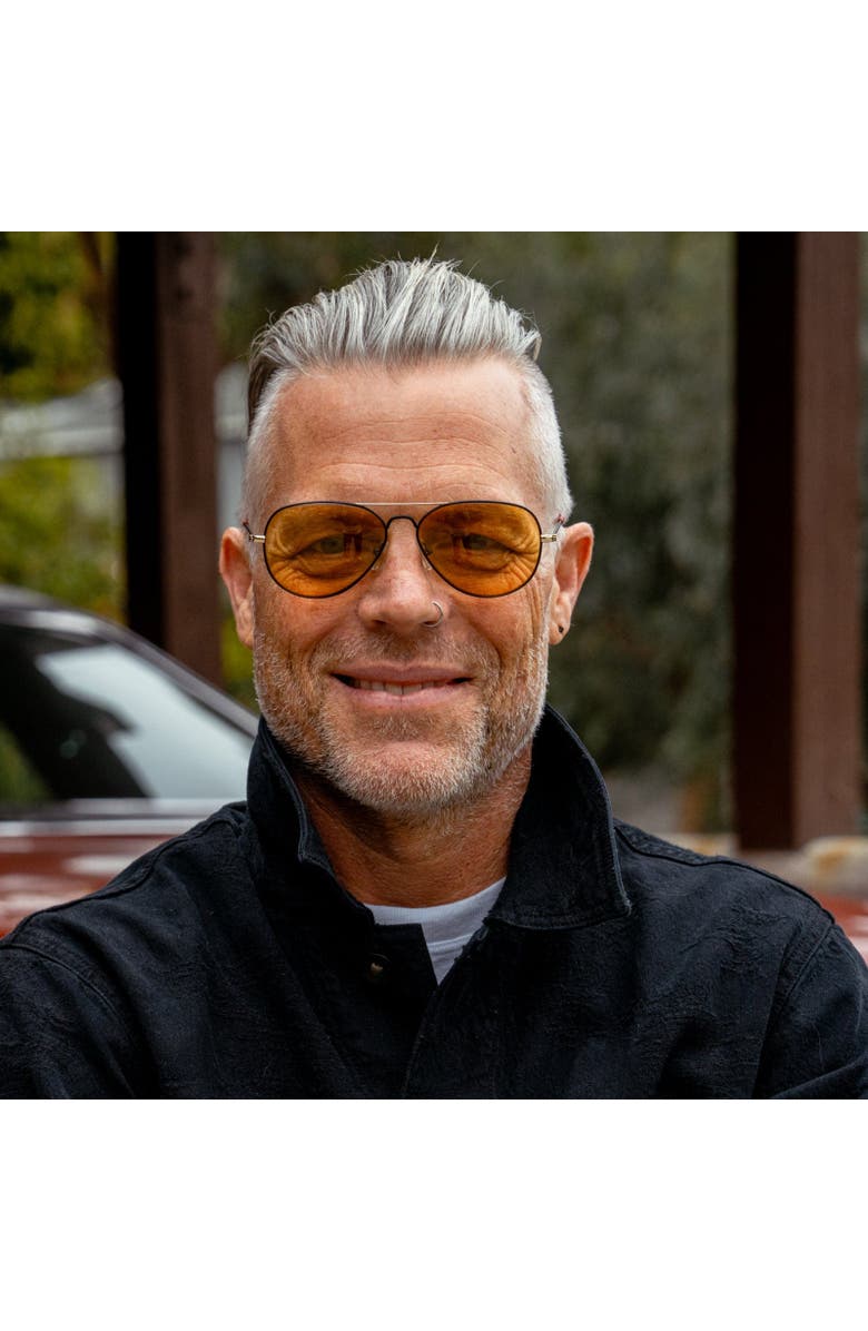 Caddis Mabuhay | Reading Glasses, Alternate, color, Matte Gold Charcoal