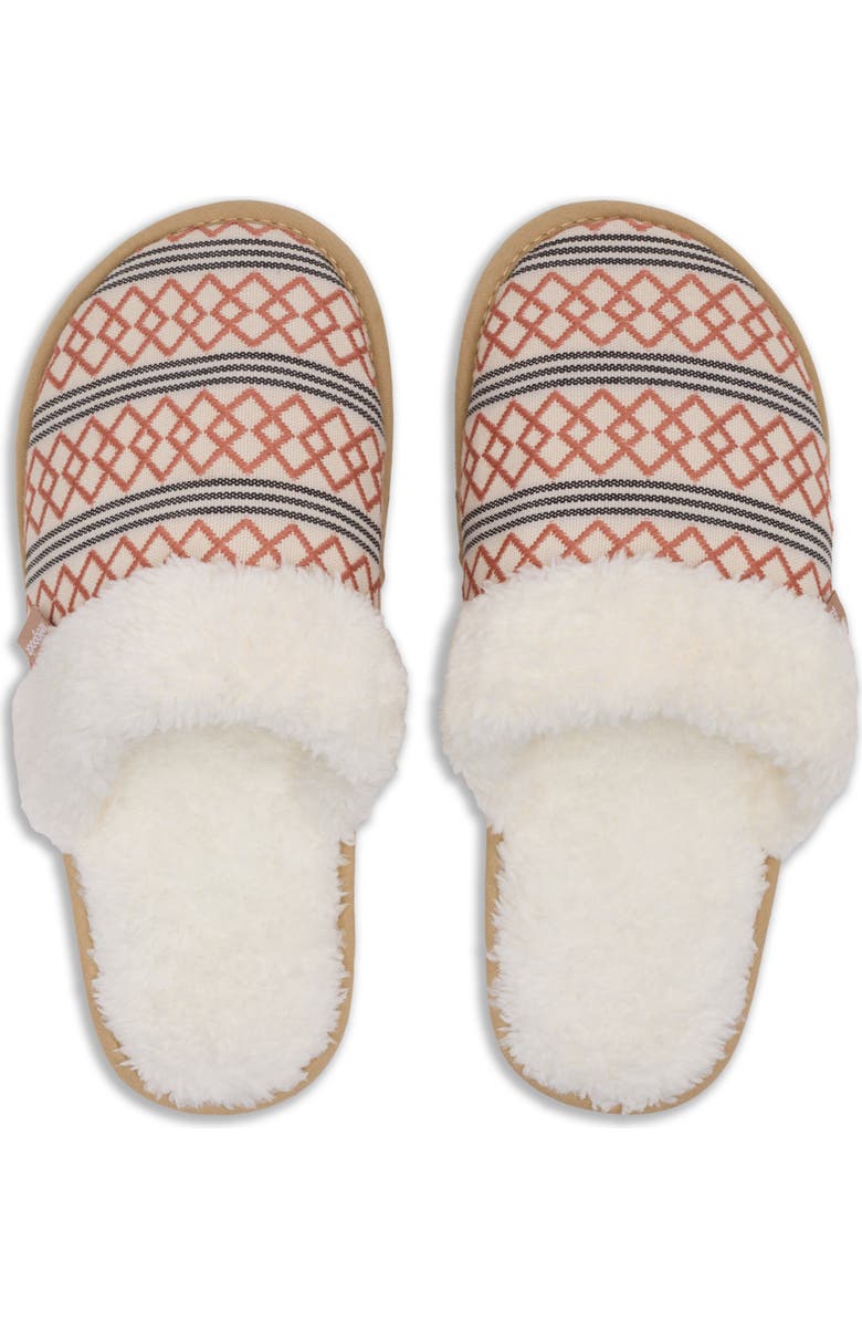 Feelgoodz Women's Mule Slipper Artisan Woven Indoor / Outdoor House Shoes, Alternate, color, Persimmon