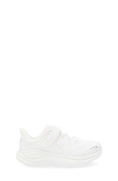 Hoka Kids' Clifton 10 Running Sneaker In White