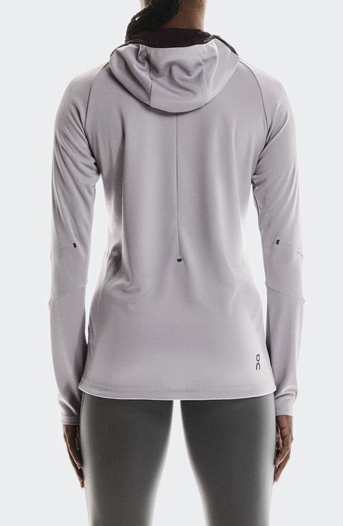 On Climate Zip Hoodie In Purple