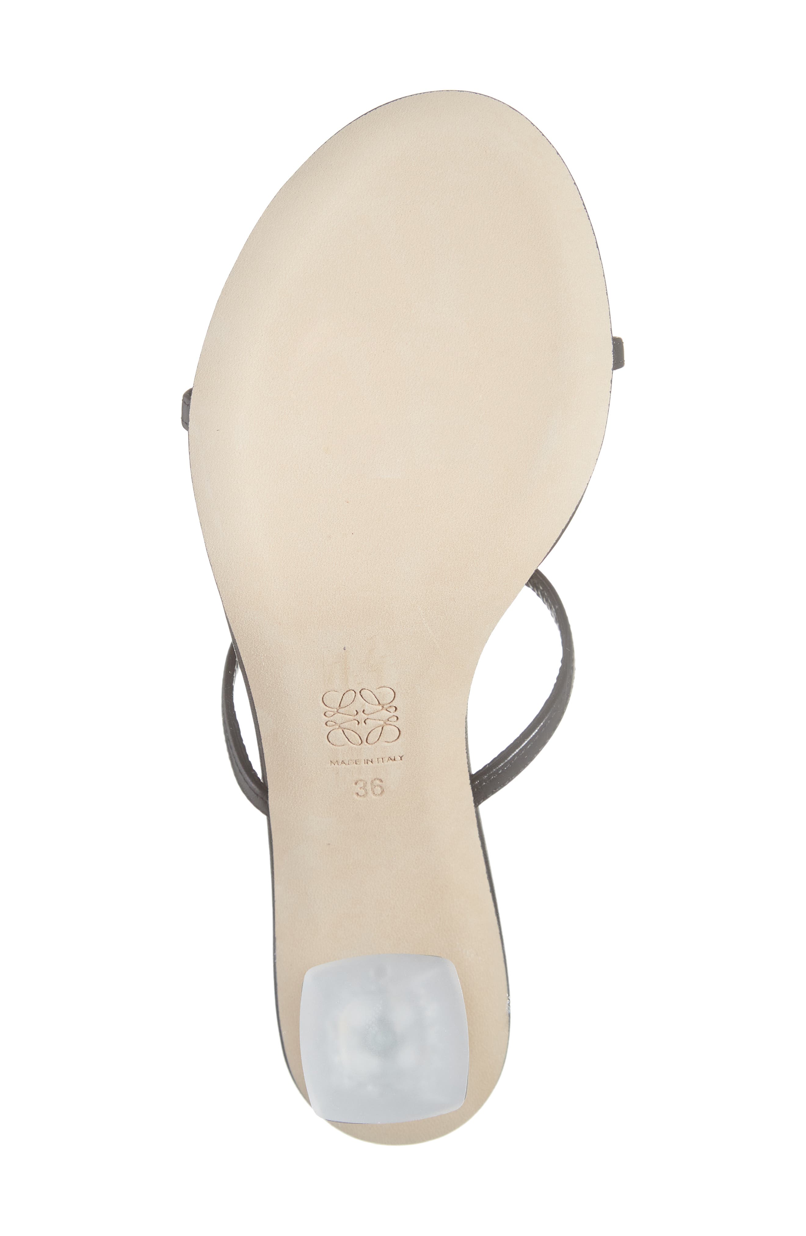 Nail Lacquer Slide Sandal, Alternate, color, BLACK/ SILVER