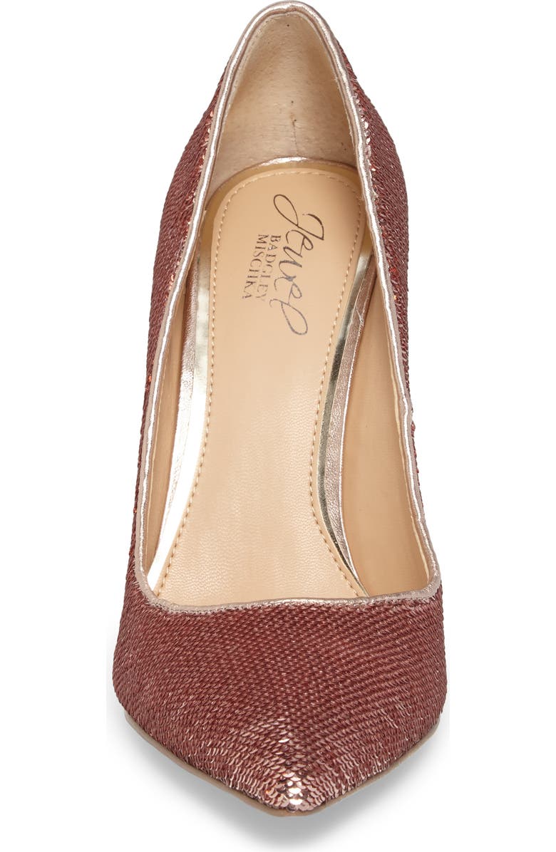 Jewel Badgley Mischka Luxury Pointy Toe Pump, Alternate, color,