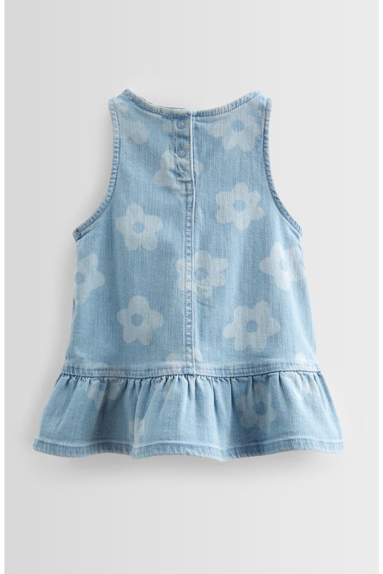 Print Denim Jumper, Alternate, color, LIGHT INDIGO WASH DANNY FLORAL
