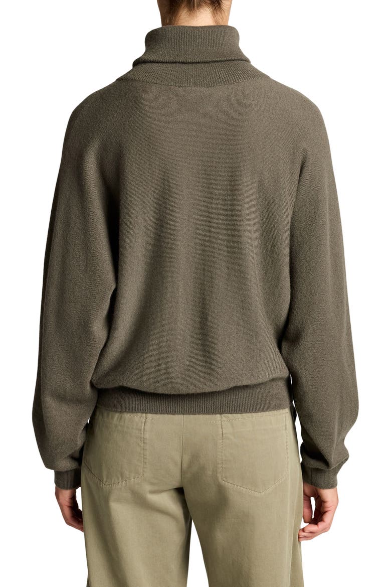 Wool & Cashmere Turtleneck Sweater, Alternate, color, ROSEMARY