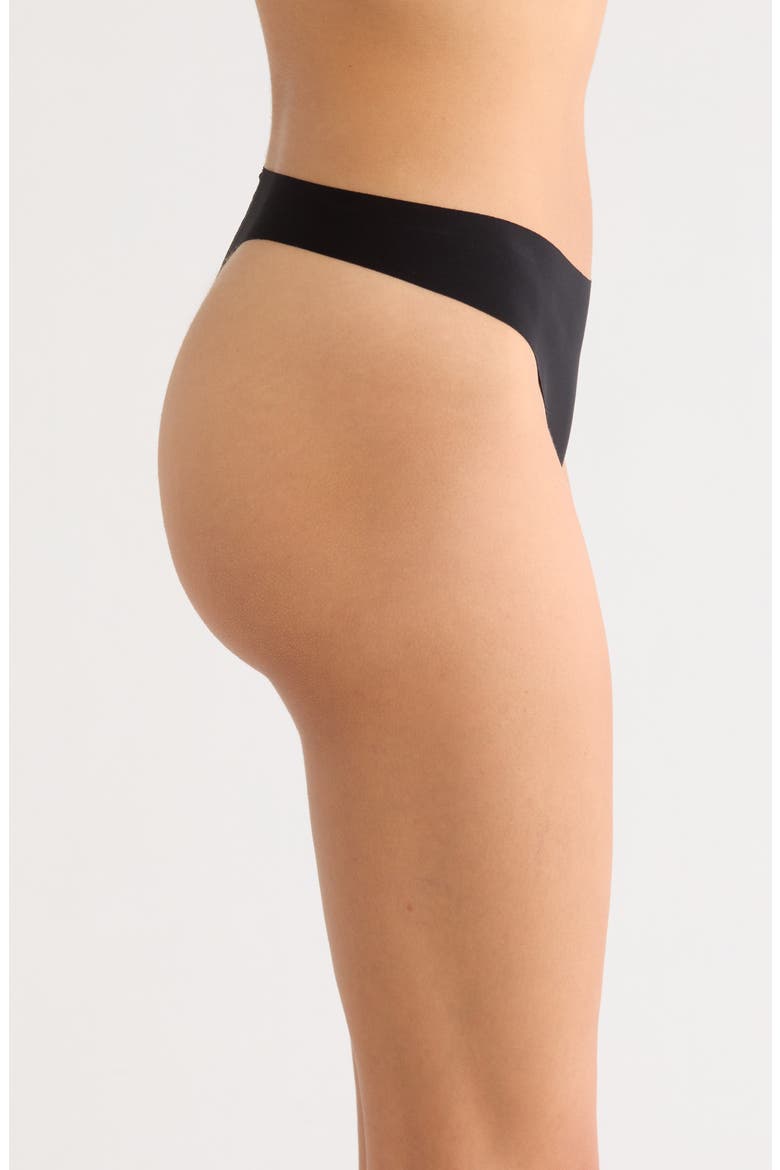 Invisible Edge Thong, Alternate, color, BLACK