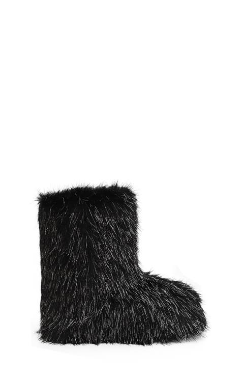 Kids' Echo Glitter Faux Fur Boot