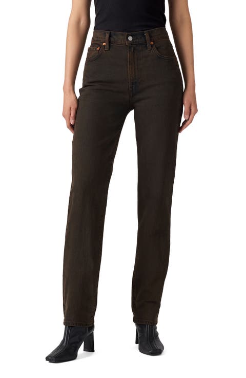 Ribcage Overdye High Waist Slim Jeans