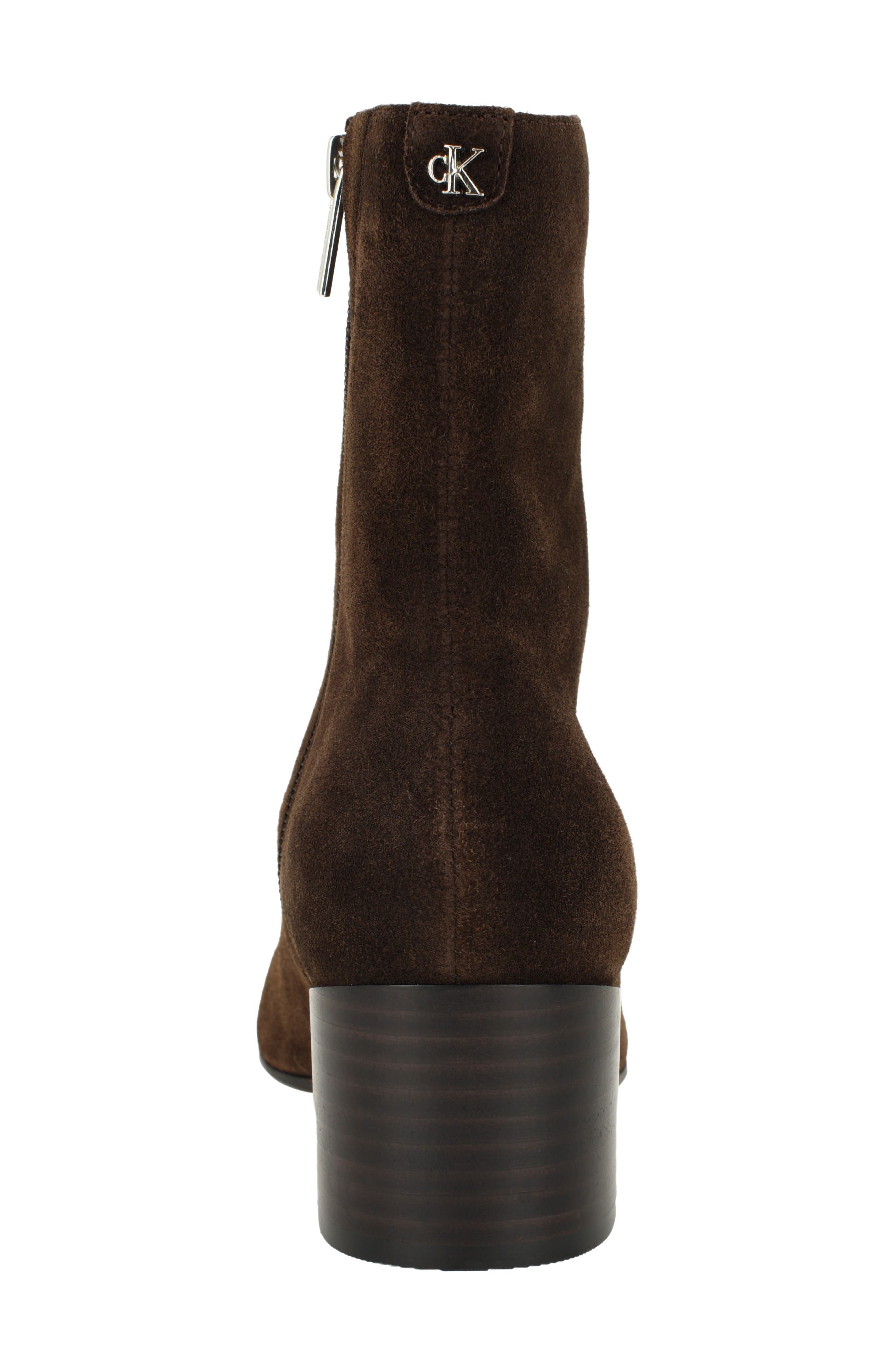 Rimidy Bootie, Alternate, color, DARK BROWN SUEDE