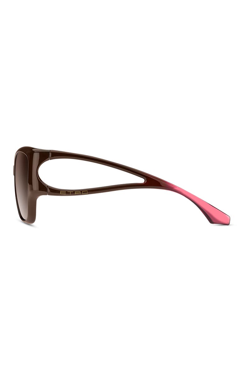 59mm Gradient Cat Eye Sunglasses, Alternate, color, BROWN PINK/ BROWN SF