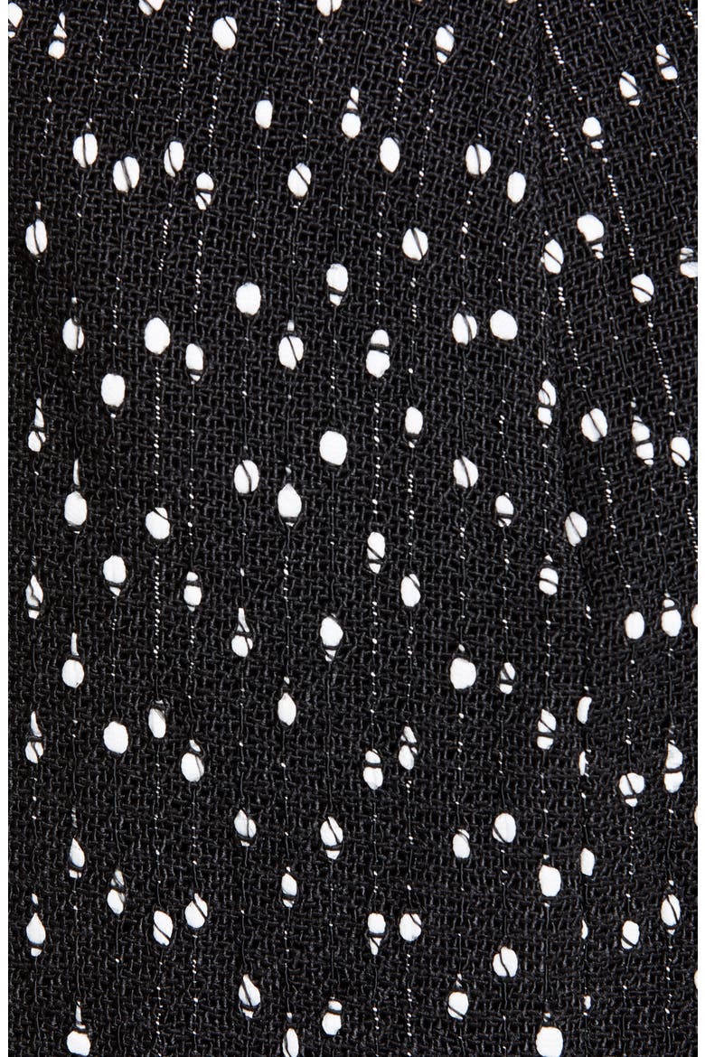 La Jupe Capri Fringe Skirt, Alternate, color, BLACK