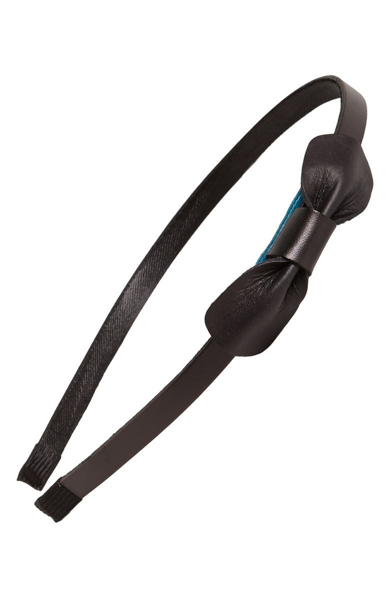 Tasha 'Narrow Bow' Headband, Main, color, 