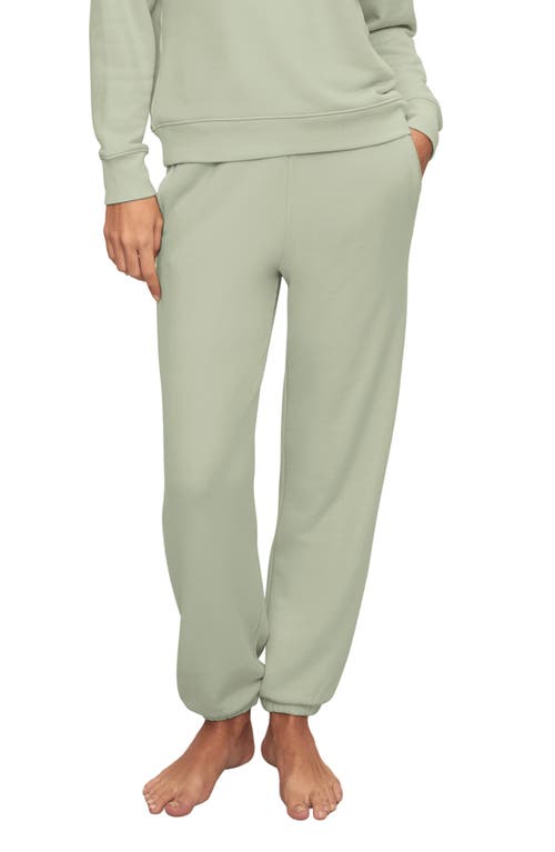 Eberjey French Terry Lounge Joggers In Matcha