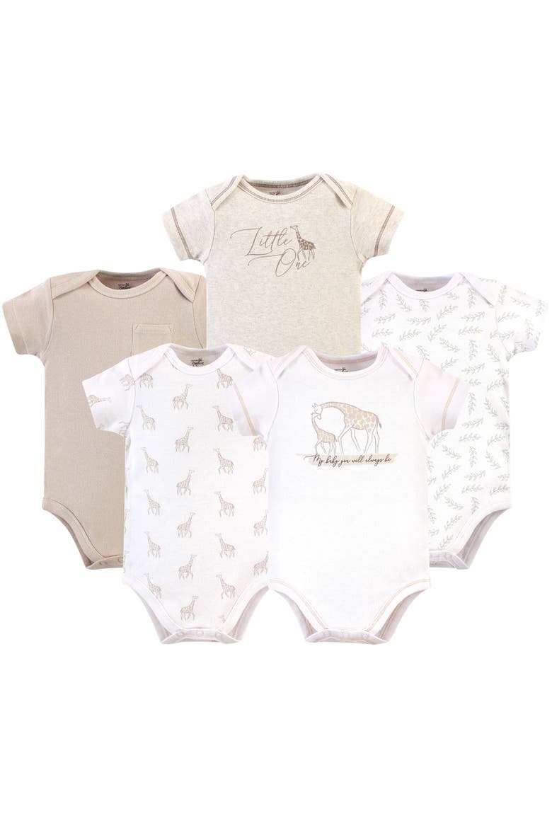 Organic Cotton Bodysuits (baby), Main, color, Little Giraffe