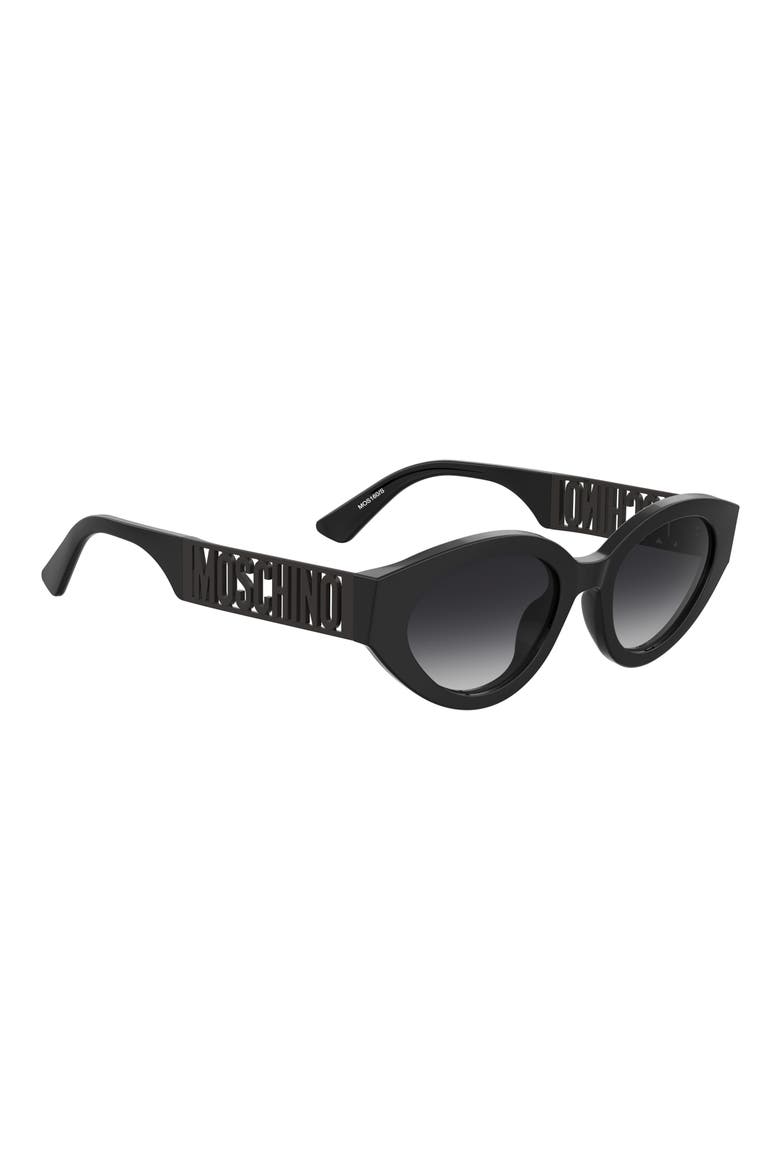 51mm Cat Eye Sunglasses, Alternate, color, BLACK