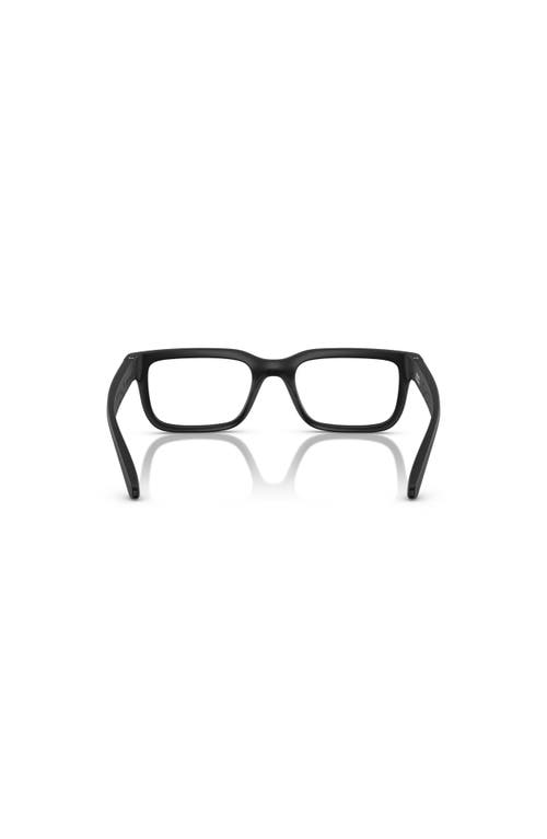 Arnette 49mm Rectangle Optical Glasses In Black