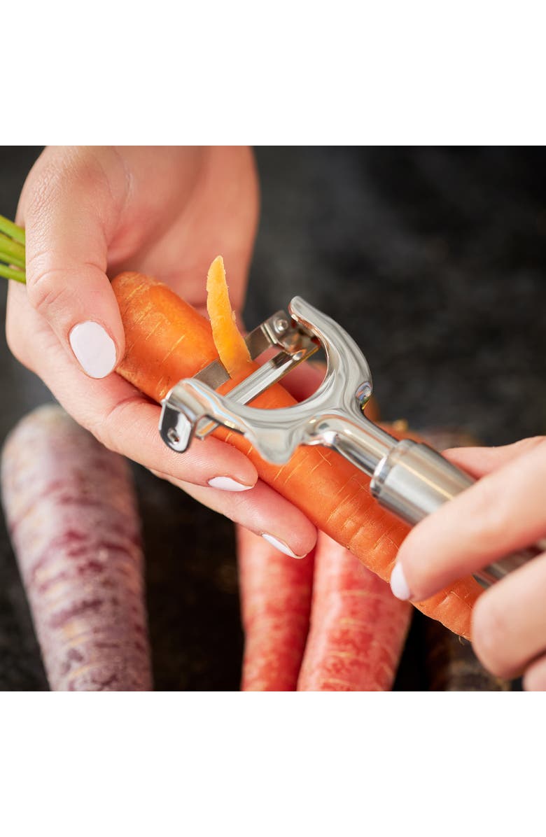 Rosle Stainless Steel Swivel Crosswise Vegetable Peeler, 1.5-Inch, Alternate, color, Silver