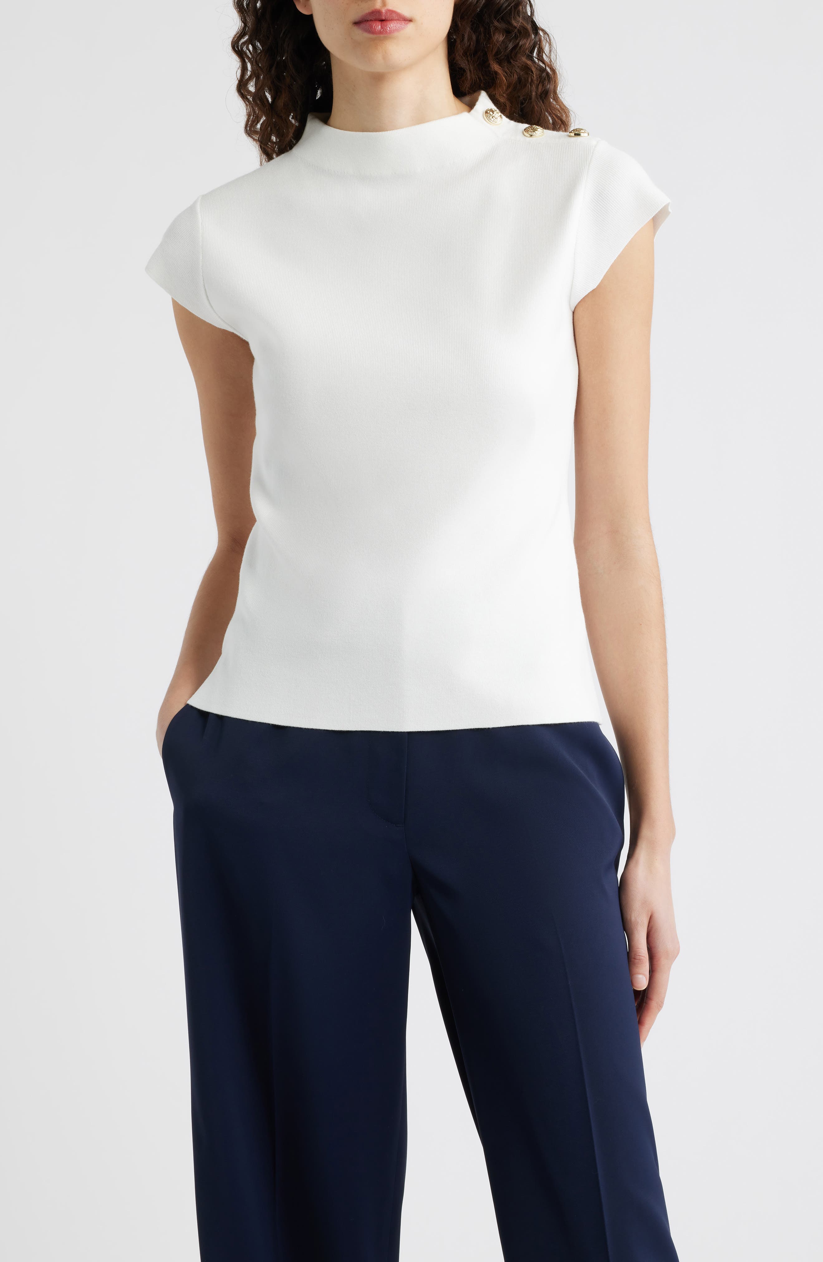 The Katy Button Detail Sweater - image 3