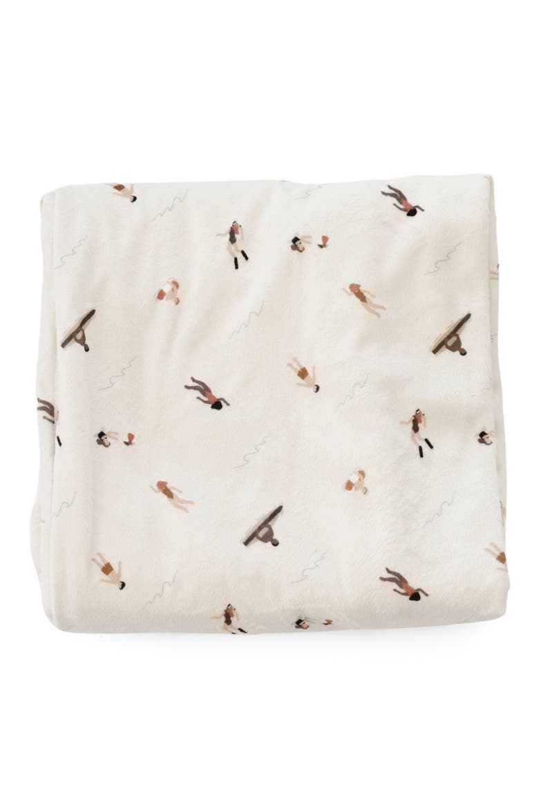 Minky Hooded Towel, Main, color, POOLSIDE